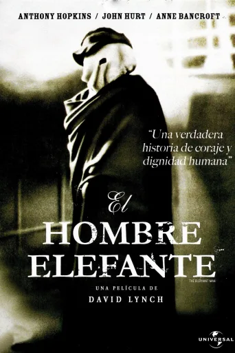 Cartel de El hombre elefante
